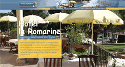 Desktop Screenshot of hotel-laromarine.net